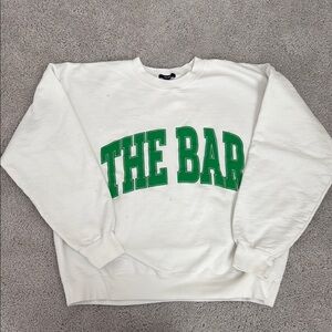 The Bar varsity sweatshirt
